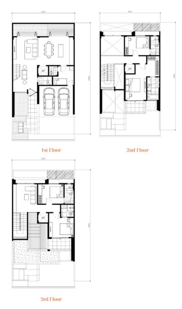 tipe luxe enclave denah