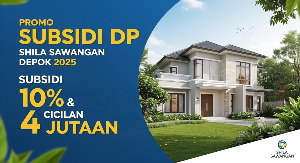Promo Subsidi DP Shila Sawangan Depok 2026 – Subsidi 10% & Cicilan 4 Jutaan