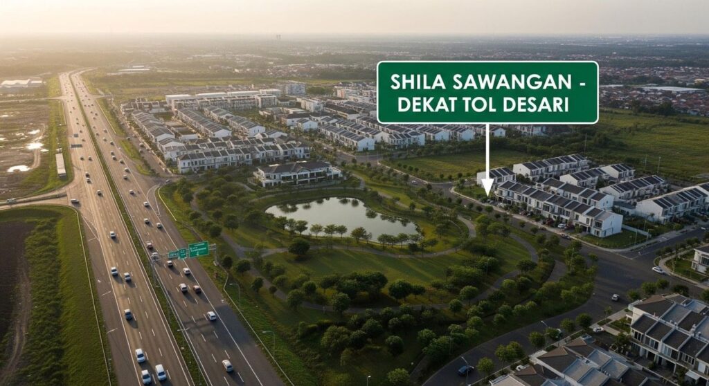 Lokasi Shila Sawangan Dekat Tol Desari